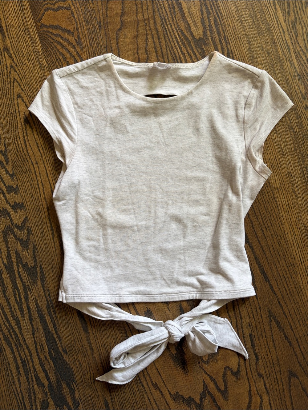 Garage Light Grey Backless Tie-Back Top